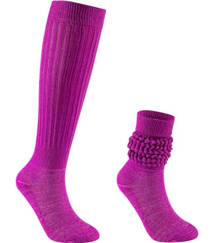 Image of Galsang Women's Slouch Socks, Long Scrunch Knit Casual Socks for Girls, B206
