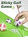 Liberry Kids Golf Set for 3 4 5 6 7 Years Old Boys Girls, Golf Chipping Game with Mat, Sticky Balls, Retractable Clubs, Storage Bag, Indoor Outdoor Sports Toy Gift Toss Game