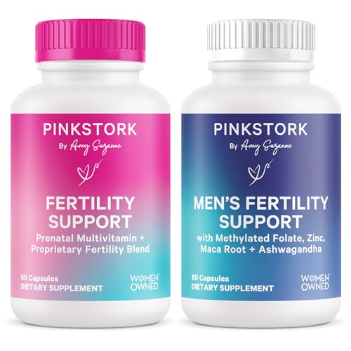 Pink Stork His + Hers Fertility Bundle 1-Month Supply 60 Capsules