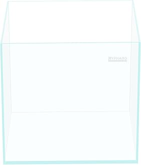 Rimless Aquarium 5.5 Gallon, Ultra Clear Low Iron Nano Tall Fish Tank for Betta, L9.8×W9.8×H13.8 Glass Thickness 5mm with EVA Foam Leveling Mat