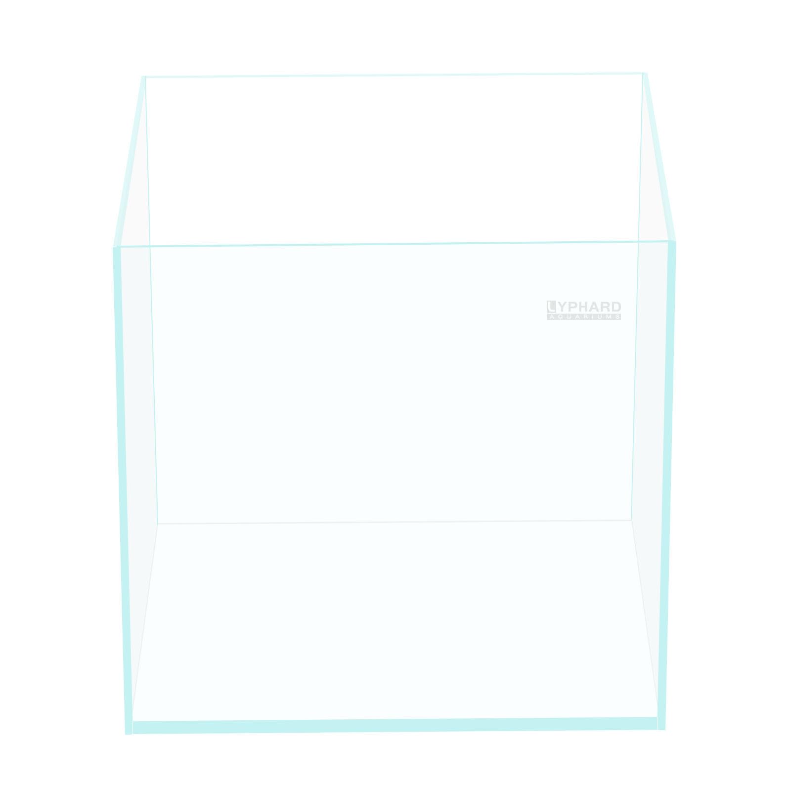 Rimless Aquarium 5.5 Gallon, Ultra Clear Low Iron Nano Tall Fish Tank for Betta, L9.8×W9.8×H13.8 Glass Thickness 5mm with EVA Foam Leveling Mat
