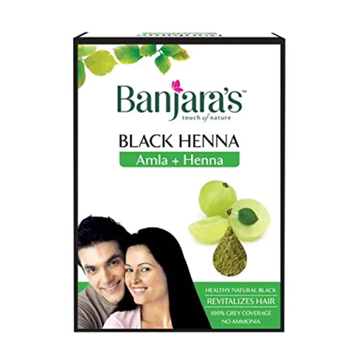 Banjaras Black Henna with Amla miniatura 1