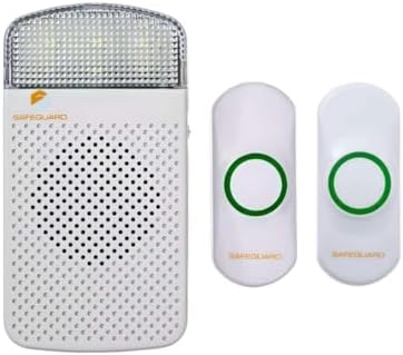 Plug In Doorbell - Dependable 3/4 Mile Long Range Wireless Doorbell Adjustable Volume 90db Deaf Hearing Impaired Doorbell Mode Flashing Strobe Light - View #5