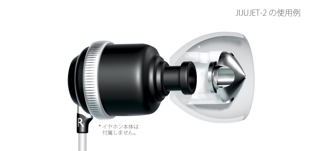 Jr. イヤホン左 プラチナシルバー イヤーピース SS セット 楽天市場】JVC 交換用 高音質イヤーピース Lサイズ ブラック 4個