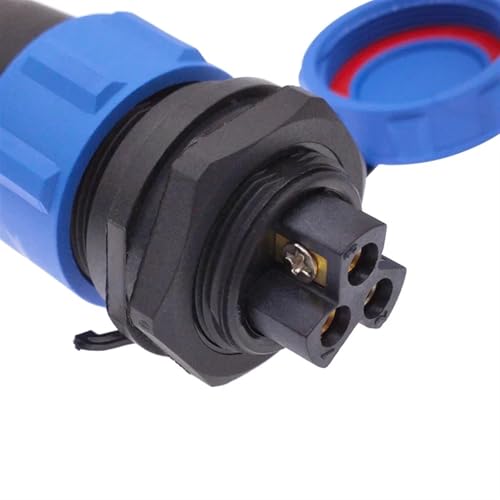 Conectores IP68 para cableado exterior enchufe de aviación de tornillo 7