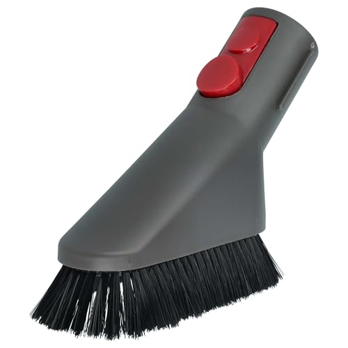 vhbw Mini-Möbelbürste kompatibel mit Dyson V12 Detect Slim Absolute Staubsauger - 10,9cm