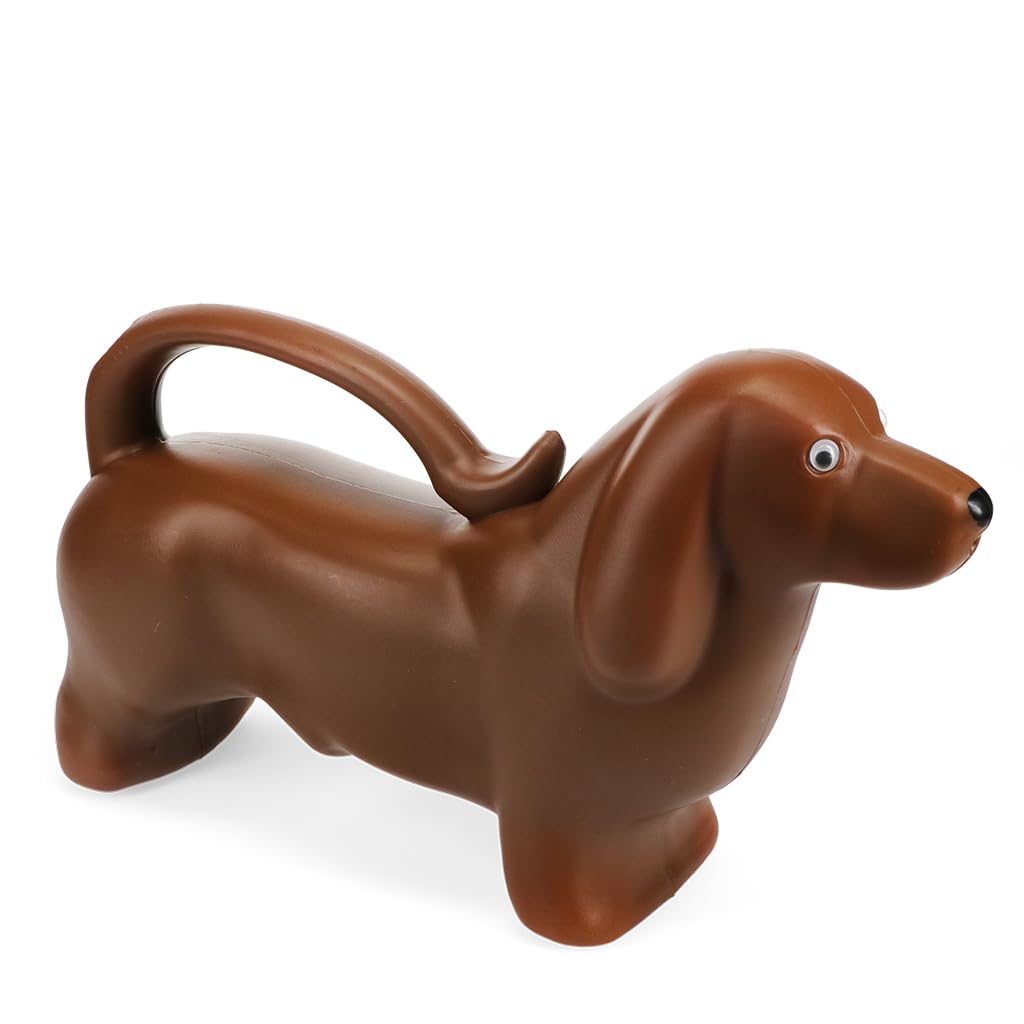 Rex London Brown Watering Can (2 Ltr) - Sausage Dog