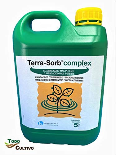Terra-Sorb Abono foliar Rico en aminoácidos Riqueza Complex 5 litros. Corrector de carencias.