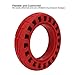 SPYMINNPOO Electric Scooter Tire, Scooter Replacement Wheels Shock Absorbing Explosion Proof Dual Rubber Scooter Wheel Tyre for 10 Inch Electric Scooters (Red)