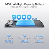 DOOGEE Newest Android 16 Tablet, U12 12 Inch Tablet with Gemini AI, FHD+(2000x1200), 24GB+128GB/2TB, 9000mAh/18W, 5G WiFi Android Tablets | Widevine L1 | Bluetooth 5.0 | 13MP+8MP | GPS | OTG, Black - Image 6