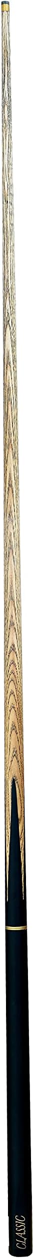 BCE Unisex Bcl-57-3/4 BCE Classic 3 4 Cut North American Ash Snooker Cue 145cm 9 5mm tip, black butt/ natural wood shaft, 57 UK
