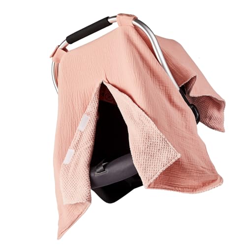 Soft & Breathable Baby Bassinet Sleeve Solid Color Comfortable Seats Protector Case for Travel and Outdoor