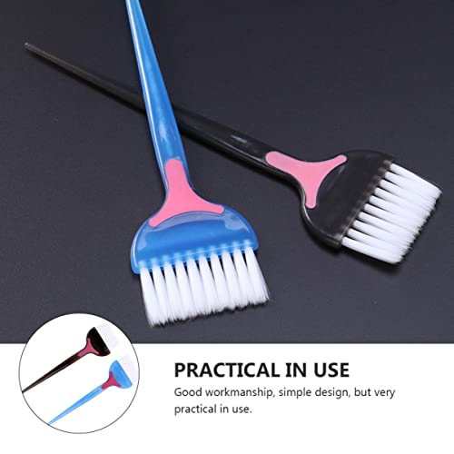 minkissy Salon Útil Coloração DIY Pincel Aplicador de Corante Kit de Cores Aleatórias Destaque de Ti