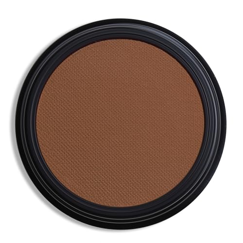 FIVEFULU Single Brown Eyeshadow, Pressed Powder Matte Eye-Shadow Palette Make-up, Blendable Long Lasting High Pigment Brown Makeup Halloween Eye Paint & Face Body Paint