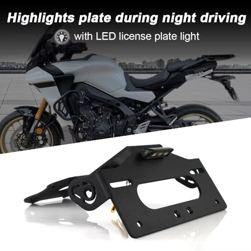 Support de plaque d'immatriculation moto Tracer 9 GT robuste