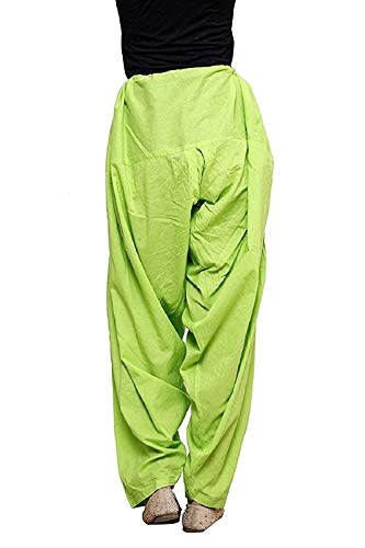 Image of Women's Loose fit Cotton semi Patiyala Salwar White