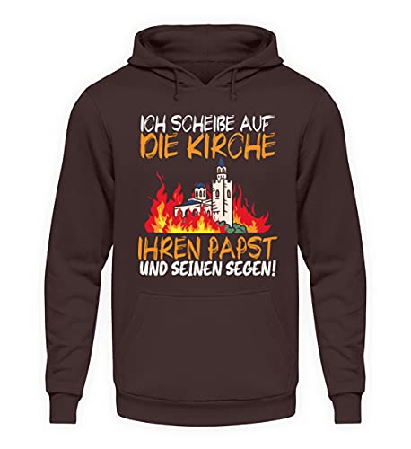 Sweat à capuche chocolat avec texte allemand sweat-shirt à message original taille M