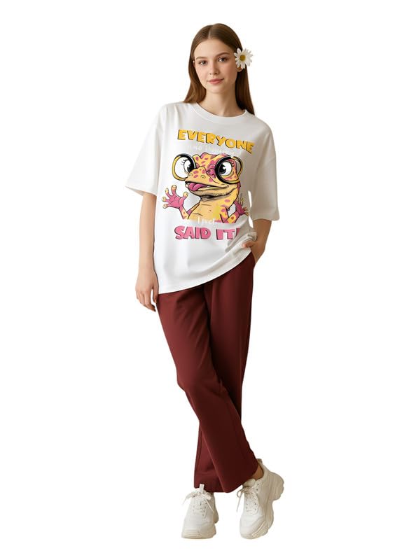 my swag Nightsuit for Women, Cotton Printed T Shirt with Pants, Soft Breathable Night Wear, Home Wear, Travel Friendly Outfit-picture-10