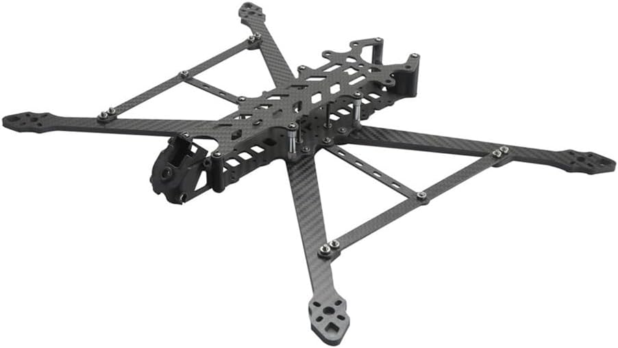 DF-V2 8/9/10-inch Reinforced 6/7mm Arm Carbon Fiber Frame For Long Range Payload Propulsion Alignment(10 inch 427mm)