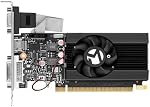 Maxsun GeForce GT 710 4GB Carte graphique vidéo à profil bas GPU, Faible consommation, VGA, DVI-D, HDMI, HDCP, Appui DirectX 12, OpenGL 4.5, Système silencieux de refroidissement passif sans ventilateur