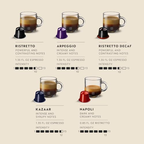 Image of Nespresso Capsules Original, Dark Roast Variety Pack, Espresso Coffee, 100-Count (Pack of 1) Coffee Pods