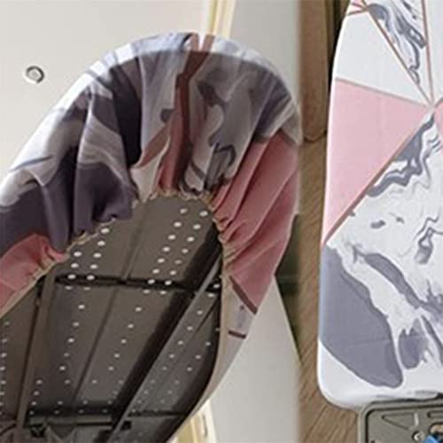 Bügelbrettbezug aus Dicker Baumwolle, größenverstellbarer Bezugsstoff, Marmor-Serie, 140 x 50 cm, verbrennungsbeständiger Bügelbrettbezug