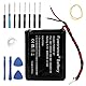 Fuworance 600mAh 3.7V 361-0043-00 361-0043-01 Ersatzakku kompatibel mit Garmin Edge Explore 820 520 500 205 200 4RL58983 010-01626-02 GPS Sat Navs Navigation Wiederaufladbarer Li-Ionen-Akku