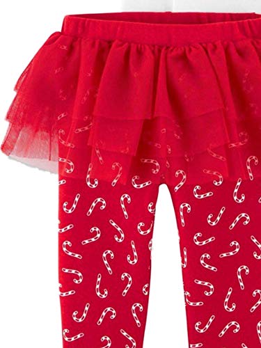 Carter's Baby Girls' Nice List 2 Piece Outfit Set (3 Months) Red White3