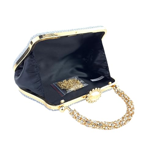 Sac de soirée étincelant pochette de mariage chic