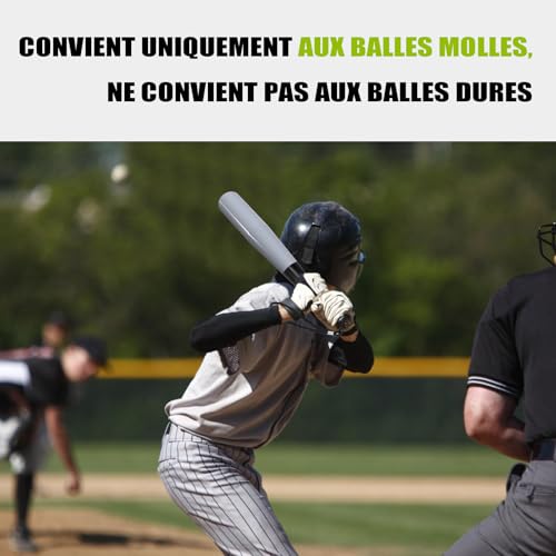 Batte de baseball anti-agression en acier BOOSTEADY compacte avec grip pro - 6