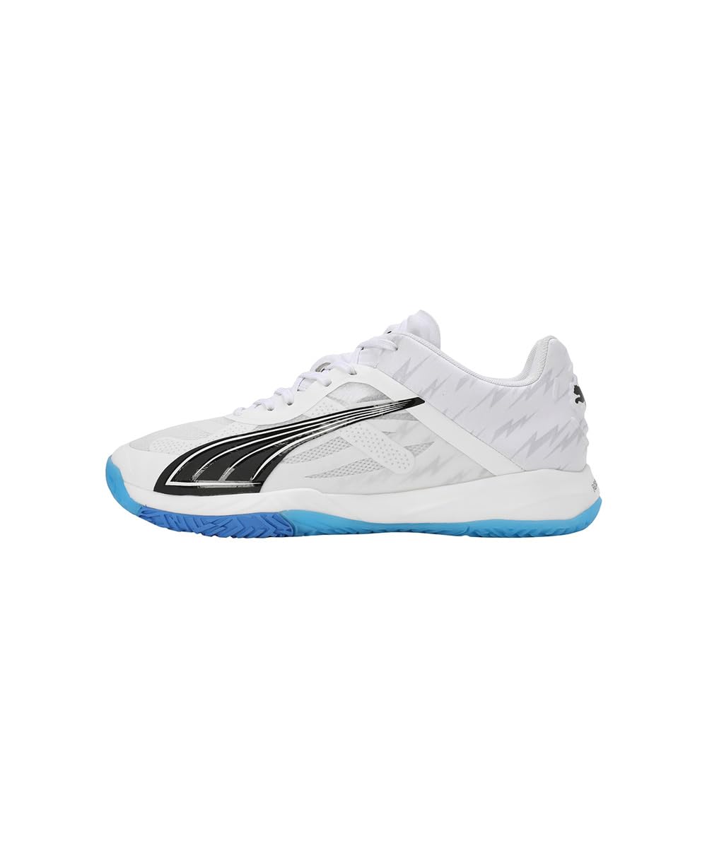 PUMA(???) Men's Shoes Soccer Cleats, 24 Fall/Winter Colors: Puma White/Blue Masing/Puma Black (02), 22.0 cm