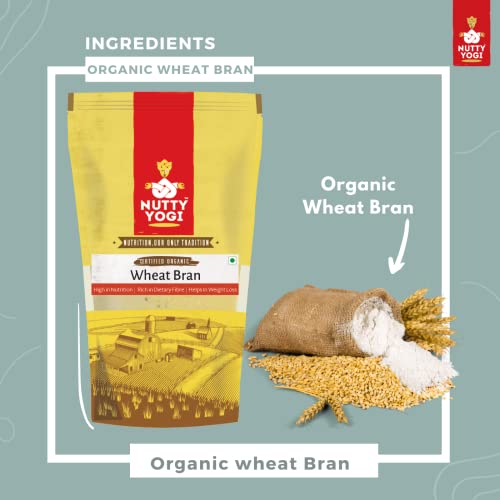 Image of Nutty Yogi Healthy & High Fibre Wheat Bran | Chokar Atta Fresh from Organic Farm - 2400 gm