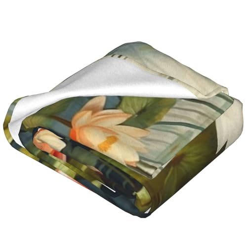 Jeté de lit à fleurs en flanelle microfibre ultra moelleuse - 4