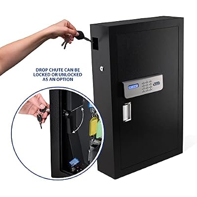 Viking Security Safe VS-144KS Key Cabinet Key Safe with Lockable Drop Slot 144 Key Capacity