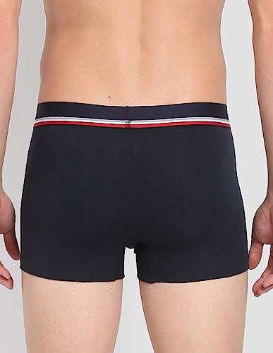 Image of U.S. Polo Assn. Mens Solid Cotton Spandex I014 Trunks - Pack of 2