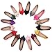 Stunner Womens Bowknot Flower Ballet Flats Pointed Toe Soft Dress Shoes Rose red 40(8.5)