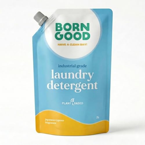 Image of Born Good Plant Based Japanese Cypress Fragrance Laundry Detergent, Biodegradable, Non-Toxic And Eco-Friendly - 2000ml (Pack of 1)