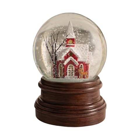 Ashfield & Harkness Musical Snow Globe with Lights Cover
