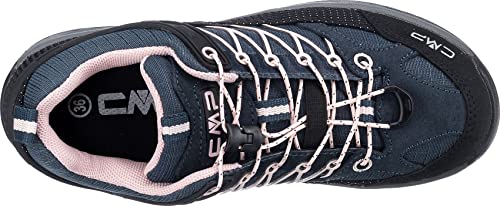 CMP Jungen Rigel Low Trekking Shoe Wp Walking Schuh, Asphalt Rose, 37 EU