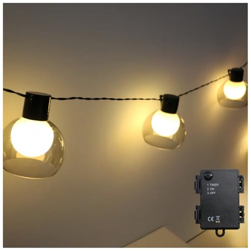 BAIRAYEN Battery Powered String Lights Indoor Outdoor Decorative Lantern String