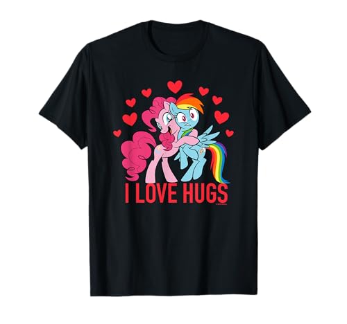 My Little Pony Valentine's Day Pinkie Pie Rainbow Dash Hugs T-Shirt