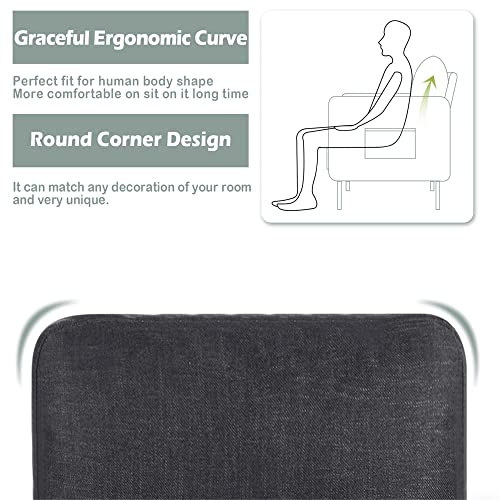 Sthouyn 72" W Sectional Sofa 3 Seat Couch, Mid Century Modern Sofa With 2 Usb, Couches Sofas For Living Room Apartment Bedroom, Comfortable Small Couches For Small Spaces (Dark Grey (3-Seater)) #TOP5