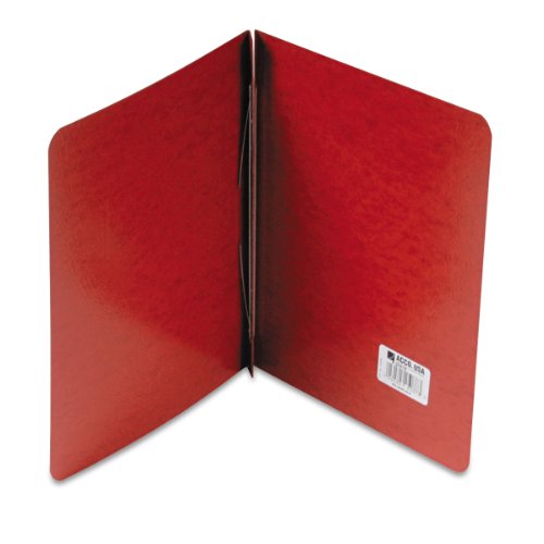 ACCO PRESSTEX Report Cover, Side Bound, 3 Inch Capacity, 11 x 8.5 Inches, Red (A7025078A)