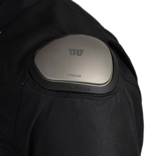 Image of Royal Enfield Crossroader Print Option| Knox CE Level 2 Protectors- Shoulders & Elbow | Ergo Protech Armours CE Level 1- Chest | CE Level 2 At Back For Excellent Impact Protection | NEON M