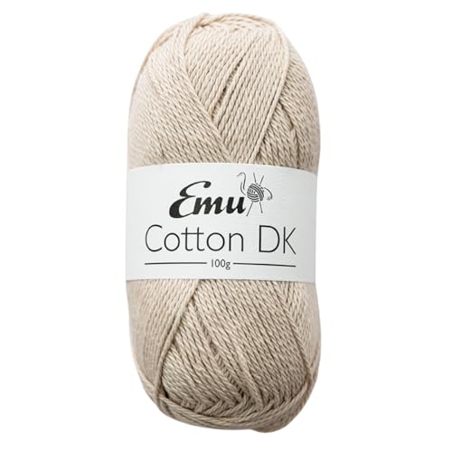 Emu Cotton DK Premium Yarn 100g Ball 208m Sand - 009