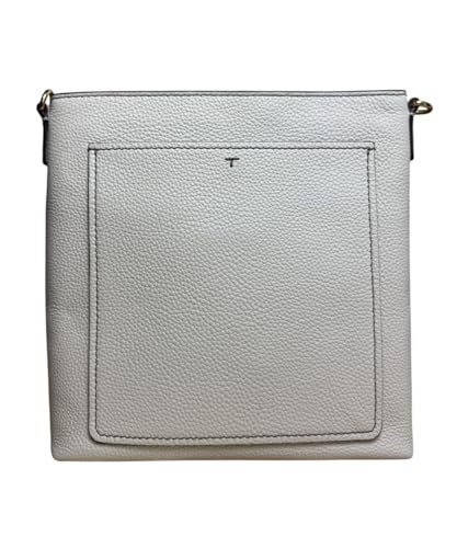 Tory Burch Women's 15630 Thea Swingpack Pebbled Leather Crossbody Shoulder Bag, (New Ivory)4