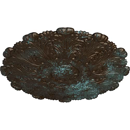 Image of Ekena Millwork CM31DUBBS Durham Ceiling Medallion, Bronze Blue Patina, 31 inchOD x 1 1 /2 inchP