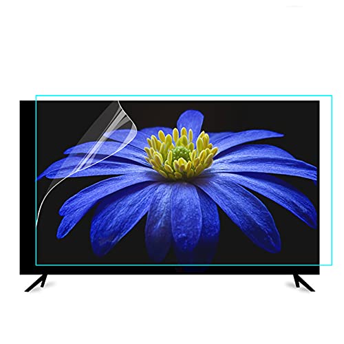 TYRHMY Anti-Blue Light TV Film 65 inch Anti Glare Screen Protector Filter Blocking Blue Light from 400 to 450Nm Anti Glare Film for TV 65 Inch