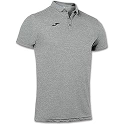 Joma Camiseta Polo, Unisex Adulto, Gris Melange Claro, M