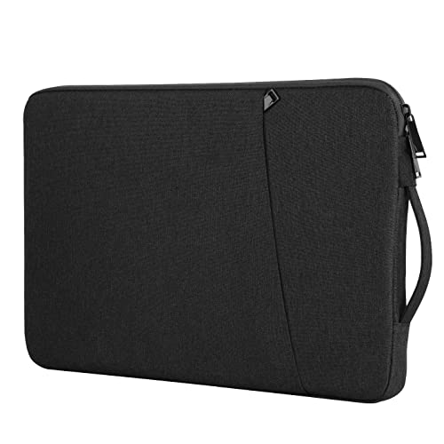 Chelory Laptop Sleeve for 16 17 Inch Notebook Ultrabook Chromebook HP/Lenovo/Asus/Acer/Dell, Shockproof Water Resistant Computer Protective Cover Bag Carrying Case with Handle, Black by Chelory - Used condition - CA$16.50